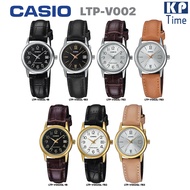 Casio นาฬิกาข้อมือผู้หญิง สายหนัง รุ่น LTP-V002L ของแท้ประกันศูนย์ CMG