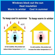 ﹊ ✿ ¤ Heat Insulation Foam Roof Insulation Ceiling Window Glass Jalousie Film Cover Insulation