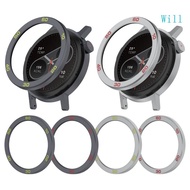Will Bezel Rings Screen Protector for CMF Watch 2 Frame Cover with Tempered Film