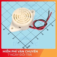 [2 Pieces]- SFM-27 Continuous Sound Alarm Siren 30x14mm 3100Hz 3-24VDC Tech Components