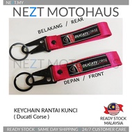 Ducati KeyChain RantaiKunci Monster 795 796 Diavel Hypermotard Streetfighter Multistrada Panigale Su