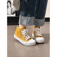 Feiyue 2025 High-Top Canvas Shoes - Summer Black, Round Toe Lace-Up