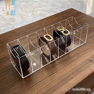 Acrylic Belt Box Shelf Transparent Multi-Grid Storage Household Display Sundries Sorting Y7O8