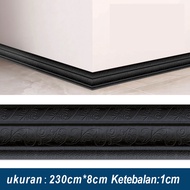 COD! Wallpaper List Foam 3D Wallborder Stiker Dinding Dekorasi Kamar Rumah 2.3 Meter Promo Murah Sou