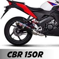 ท่อ รุ่น CBR 150R ตรงรุ่น ปลายกลม พร้อมคอท่อ สแตนเลส ขนาด ยาว 30 กว้าง 10 สูง 10 ซม. อุปกรณ์ครบชุด ร