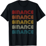 Men's cotton T-shirt Binance Crypto Binance Cryptocurrency T-Shirt High quality cotton short sleeves