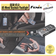 LEDLAND FENIX E03R V2.0 All-metal keychain flashlight 6500K 400mAh 7 modes Super small compact recha