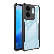 INFINIX SMART 9 CASE SMART 9 HD/ SMART HD CASE TRANSPARENT CLEAR ANTI-SHOCKPROOF BLACKFusion