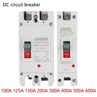 1/2P DC Circuit Breaker 150A 200A 250A 300A 400A 500A 600A MCCB 12V 24V 48V 96V 120V Solar Cells Pro