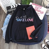 Jacket Hoodie Jumper Fake Love Bts Jungkook KPop Bangtan Hoodie BTS Love Your Self Sweater BTS Kpop 