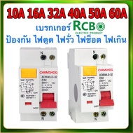 RCBO Main Breaker RCBO 1P N 10A 16A 32A 40A 50A 63A