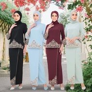 Baju Kurung Baju Raya 2023 Baju Kurung Monden muslimah Murah Cantik Bridesmaid Nikah Embroidered Kurung Plus Size★X1120