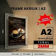 Acrylic Display Frame A2 Wall Poster Frame/ Acrylic Menu/ Acrylic Wall Frame/ Photo Frame/