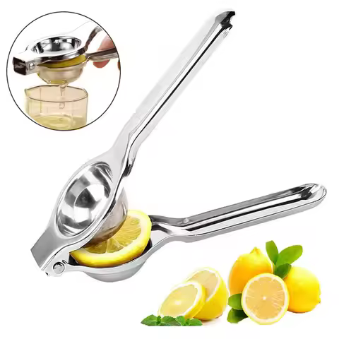Lemon Squeezer Stainless Steel Manual Citrus Lemon Squeezer Lime Squeezer Press Citrus Juicers Hand 