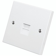 英标英式英国英规胶木电话墙壁插座 1 GANG RJ11 DATA SOCKET