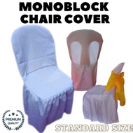 MM Monoblock CHAIR COVER (KATRINA) for Catering, Everyday Use &amp; for Every Occasion Standard Size