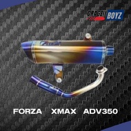 ท่อ ATOM แท้ ใส่ FORZA350 XMAX ADV350 นุ่มทุ้มไม่ดังมาก