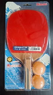 全新未開封 nittaku 乒乓球 table tennis 桌球 ittf 日本 japan 日式 racket 直拍 blade 直板 ball 球拍 pen 1200 單面 ping pong 