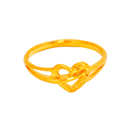 Top Cash Jewellery 916 Gold Heart Ring