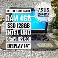 LAPTOP ASUS X441MA RAM 4GB SSD 128GB SECOND