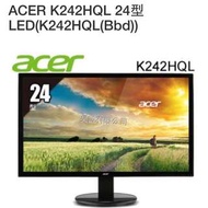 ACER K242HQL 24型 LED(K242HQL(Bbd))