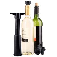 Wine Saver 4 Stopper Black Wine Vacuum Stopper Pump Black Wine Bottle