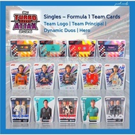 Topps F1 Turbo Attax 2026 Singles - Base F1 Team - Team Logo | Team Principal | Dynamic Duos | Hero