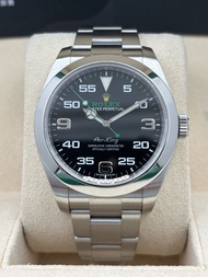 二手 USED  ROLEX 勞力士 AIR KING 116900 黑色 2018年11月 全套 FULL SET