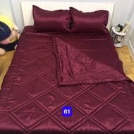 Bộ drap/ga/ra phi bóng trơn 1m6/1m8 màu đỏ mận 61. Bộ ra phi bóng. Bộ drap phi bóng. Bộ grap phi bón