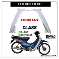 HONDA EX5 CLASS 1 LEG SHIELD - FRONT WHITE COVER WINDSHEILD KEPAK PUTIH KEPOK SAYAP DEPAN LEGSHIELD 