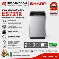 Sharp Fully Automatic Washer | Mesin Basuh Auto 7.5kg ES721X