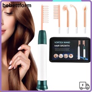 LUCKY Vortex Hair Growth Wand, High Frequency 4 Settings Vortex Comb Bundle,  Nourishes Hair Roots E