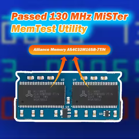 RetroScaler MisTer SDRAM 32MB(v2.2)/128MB(v3.0) Manual Welding Extra Slim Board for MisTer FPGA DE10