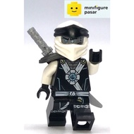 njo635 Lego Ninjago Legacy 71738 - Zane Black Robe Minifigure - New
