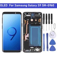 OLED หน้าจอ LCD สำหรับ Samsung Galaxy S9 SM-G960 Digitizer Full Assembly พร้อมกรอบ