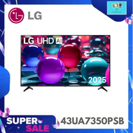 LG สมาร์ท ทีวี UHD AI 4K ขนาด 43 นิ้ว รุ่น 43UA7350PSB.ATMQ