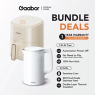 [Bundle Sales]Gaabor  3.5L Air Fryer AF-35M01A and 2L Electric Kettle EK20M-WH01A