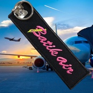 Embroidery Keychain Tag Batik Air