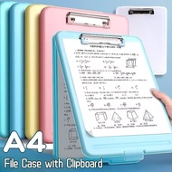 Colorsandthings 2 IN 1 Clipboard File Box Storage A4 Clipboard File Box Office And Learning Supplies