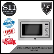 EF BM 259 M 25L BUILT-IN MICROWAVE OVEN WITH GRILL FAST DELIVERY * 2 YEARS LOCAL WARRANTY