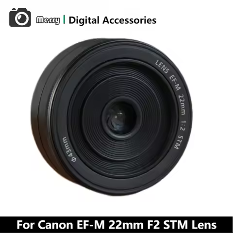 Genuine EF-M 22mm f/2 STM Lens For Canon M3 M5 M6 M6 II M50 M50 Mark II M100 M200 camera