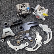 RCB R55 @ P34 Br3mbo 2POt Caliper Bracket Yamaha Honda Y15 NvX Xmax