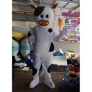 White cow clown costume