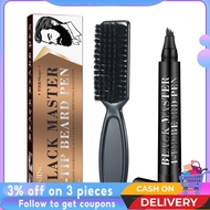 Beard Filling Pen Kit Beard Pencil Filler Waterproof Moustache Pen Beard Brush Beard Enhancer Mousta
