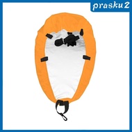 [Prasku2] Kayak Cockpit Drape Cover Protection Adjustable Waterproof for Kayak orange M