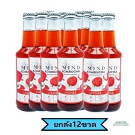 Mind Organic Kombucha [ยกลัง12ขวด] มายด์ คอมบูชะ คอมบูชะต้นตำรับ 4 รสชาติ 250 มล. มีอย.