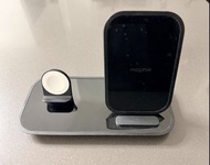 Mophie 2-in-1 Wireless Charging Stand + iWatch  二合一無線充電 15w桌面立式充電座