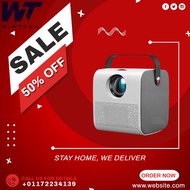 WinTech Smart projector Q3 Pro HD 1080p WIFI LED  LCD screen mirror, has the same function as lumos 