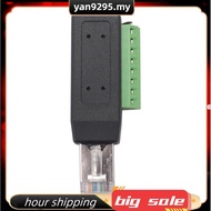 RJ45 Screw Terminal Connector RJ45 Solderless 8-Pin Terminal Block Adapter