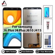 LCD berkualiti tinggi untuk Samsung Galaxy J4 J6 Plus J610 paparan skrin Touch Digitizer penggantian